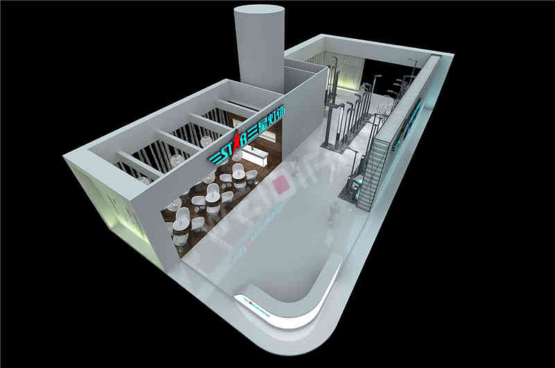 深圳展覽設(shè)計公司展臺設(shè)計/三星燈飾燈展會展臺設(shè)計效果圖